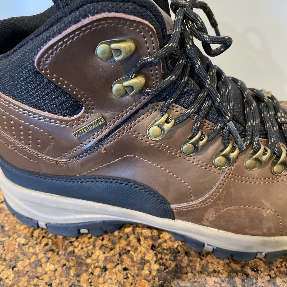 Men’s Eddie Bauer “Brad” Leather Hiking Boots SZ: 10.5 - Picture 3 of 10